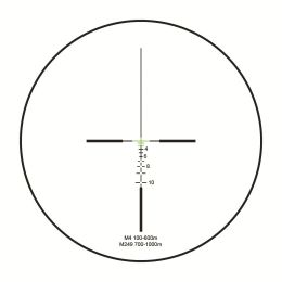 Maku metal sight 4x32 eating chicken outdoor sports quadruple lens (Option: HY9114 1style)